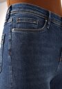 thumb-Slim Fit Orta Bel Düz Paça Kadın Denim Jean Pantolon