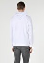 thumb-Regular Fit Pamuklu Erkek  Beyaz Sweatshirt