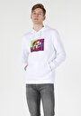 thumb-Regular Fit Pamuklu Erkek  Beyaz Sweatshirt