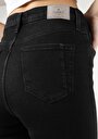 thumb-Skinny Fit Yüksel Bel Dar Paça Kadın Siyah Jean Pantolon