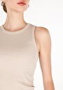 thumb-Slim Fit   Kadın Bej Atlet