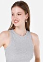 thumb-Slim Fit   Kadın Gri Atlet