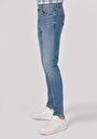 thumb-Slim Fit Düşük Bel Dar Paça Erkek Denim Jean Pantolon
