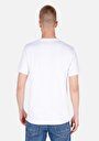 thumb-Regular Fit Yuvarlak Yaka  Erkek Beyaz Kısa Kol Tişört