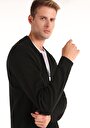 thumb-Regular Fit   Erkek Siyah Hırka
