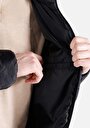 thumb-Slim Fit Fermuarlı Erkek Siyah Mont
