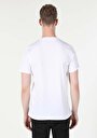 thumb-Regular Fit Yuvarlak Yaka Cepsiz Erkek Beyaz Kısa Kol Tişört