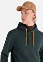 thumb-Regular Fit Kapüşonlu Erkek Yeşil Sweatshirt