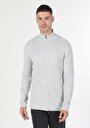 thumb-Slim Fit Erkek Gri Triko Hırka