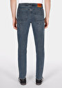 thumb-Straight Fit Düşük Bel Düz Paça Erkek İndigo Jean Pantolon