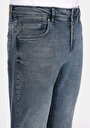 thumb-Straight Fit Düşük Bel Düz Paça Erkek İndigo Jean Pantolon