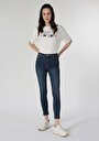 thumb-Skinny Fit   Kadın İndigo Jean Pantolon