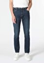 thumb-Slim Fit Düşük Bel Dar Paça Erkek Denim Jean Pantolon