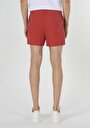 thumb-Slim Fit Düz Astarlı Erkek Kirmizi Deniz Şortu
