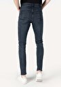 thumb-Slim Fit Düşük Bel Dar Paça Erkek Koyu İndigo Jean Pantolon