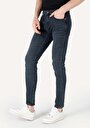 thumb-Slim Fit Düşük Bel Dar Paça Erkek Koyu İndigo Jean Pantolon