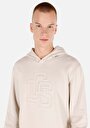 thumb-Regular Fit Erkek Örme Bej Sweatshirt