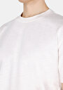 thumb-Comfort Fit Yuvarlak Yaka Düz Erkek Beyaz Kısa Kol Tişört