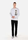 thumb-Comfort Fit Erkek Örme Gri Sweatshirt