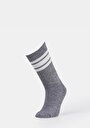 thumb-Erkek Gri Çorap