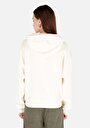 thumb-Regular Fit Kapüşonlu  Kadın Ekru Sweatshirt
