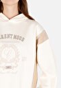 thumb-Regular Fit Kapüşonlu  Kadın Ekru Sweatshirt
