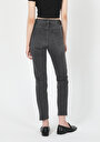 thumb-Slim Fit Orta Bel Düz Paça Kadın Denim Jean Pantolon