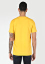 thumb-Regular Fit Yuvarlak Yaka Düz Erkek Sari Kısa Kol Tişört