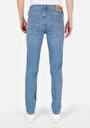 thumb-Straight Fit Düşük Bel Düz Paça Erkek İndigo Jean Pantolon