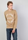 thumb-Regular Fit   Erkek Camel Sweatshirt