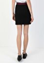 thumb-Slim Fit   Kadın Siyah Etek
