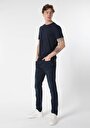 thumb-Regular Fit Yuvarlak Yaka Pamuklu Erkek Lacivert Kısa Kol Tişört