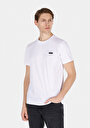 thumb-Regular Fit Yuvarlak Yaka Düz Erkek Beyaz Kısa Kol Tişört