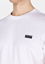 thumb-Regular Fit Yuvarlak Yaka Düz Erkek Beyaz Kısa Kol Tişört