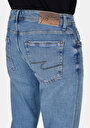 thumb-Regular Fit Orta Bel Daralan Paça Erkek İndigo Jean Pantolon