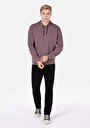 thumb-Comfort Fit   Erkek Mor Sweatshirt