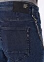 thumb-Slim Fit Düşük Bel Dar Paça Erkek Koyu İndigo Jean Pantolon