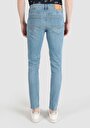 thumb-Slim Fit Düşük Bel Dar Paça Erkek İndigo Jean Pantolon
