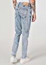 thumb-Slim Fit Düşük Bel Dar Paça Erkek İndigo Jean Pantolon