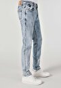 thumb-Slim Fit Düşük Bel Dar Paça Erkek İndigo Jean Pantolon