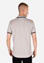 thumb-Regular Fit Polo Yaka Düz Erkek Taş Örme Kısa Kol Tişört