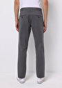 thumb-Regular Fit Orta Bel Düz Paça Cepli Erkek Gri Pantolon
