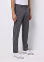 thumb-Regular Fit Orta Bel Düz Paça Cepli Erkek Gri Pantolon