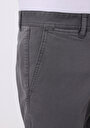 thumb-Regular Fit Orta Bel Düz Paça Cepli Erkek Gri Pantolon