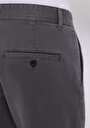 thumb-Regular Fit Orta Bel Düz Paça Cepli Erkek Gri Pantolon