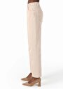 thumb-Regular Fit Yüksek Bel Düz Paça Kadın Açik Kahve Jean Pantolon