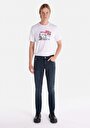 thumb-Slim Fit Düşük Bel Dar Paça Erkek Koyu İndigo Jean Pantolon