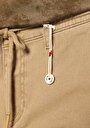 thumb-Fit Orta Bel  Erkek Açik Haki Jean Şort