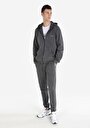 thumb-Regular Fit Erkek Gri Örme Ceket