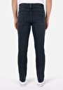 thumb-Skinny Fit Yüksel Bel Dar Paça Erkek İndigo Jean Pantolon
